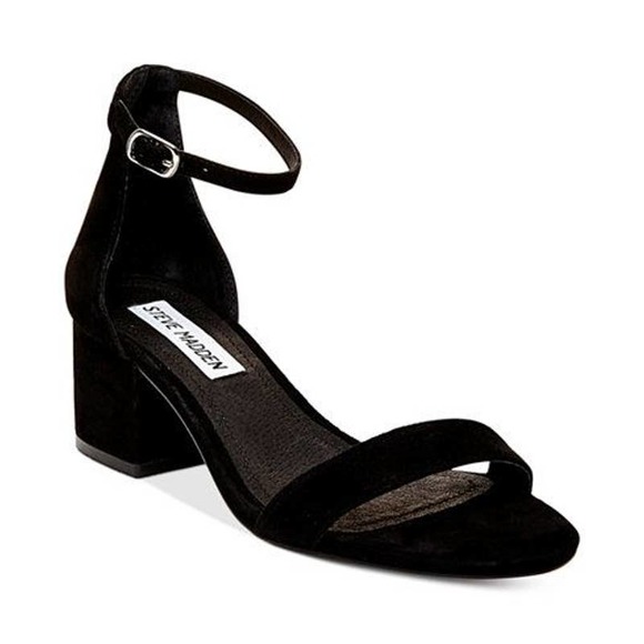Steve Madden Shoes - Steve Madden ireene black suede chunky heel sandal